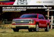 ALL-NEW 2014 CHEVROLET SILVERADO 1500 CREW CAB … · truck. From Tonneau Covers and Bed Mats to Bed and Tailgate Liners and Tool Boxes, these are the Chevrolet Accessories your customers