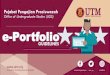 e-Portfolio - Universiti Teknologi Malaysia 2019-11-18آ  Memastikan pelajar membangunkan portfolio pelajar