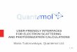 USER-FRIENDLY INTERFACES FOR ELECTRON ......4 / 21 Electron-collision interfaces Quantemol Electron Collision: an expert system for performing UKRmol+ electron – molecule collision