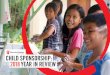 CHILD SPONSORSHIP: 2018 YEAR IN REVIEW€¦ · This report is a chronicle of the tremendous progress your child . sponsorship makes possible. ... where they live. SPONSORSHIP YEAR