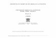 DEFENCE SERVICES REGULATIONS PENSION REGULATIONS FOR … · 3 Pension Regulations for the Army, Part -I (2008) PREFACE The Pension Regulations for the Army are divided into two parts