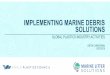 GLOBAL PLASTICS INDUSTRY ACTIVITIES - Marine Litter Solutions · 2018-07-24 · IMPLEMENTING MARINE DEBRIS SOLUTIONS KEITH CHRISTMAN 5/23/2016 . AGENDA Why and how is the plastics