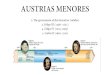 AUSTRIAS MENORES - GeoHist3ESO · While Carlos Il Was a minor, his mother was the Regent, and her favourites were an Austrian priest, Father Nithard, and the Spanish noble Fernando