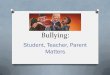 Bullying - St Philips School & Community CenterBullying is… O The current definition acknowledges two modes and four types by which youth can be bullied or can bully others. The