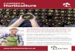 A CAREER IN Horticulture - Lantra - Scotland · 2020-02-03 · of study. Having just done an HNC in horticulture, and getting an A in my graded unit, I’m now going on to do an HND