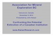 Association for Mineral Exploration BC · • Gold spikes to $850, silver to $50 ... •Missing retail after-market is a cyclical AND structural problem –dilution treadmill 