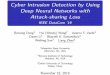 Cyber Intrusion Detection by Using Deep Neural Networks ...dongb/slides/datacom2019a.pdf · Cyber Intrusion Detection by Using Deep Neural Networks with Attack-sharing Loss IEEE DataCom