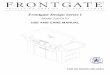 Frontgate Design Series I · USE AND CARE MANUAL FOR OUTDOOR USE ONLY Frontgate Design Series I Model: 720-0170