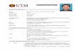 CURRICULUM VITAE - Universiti Teknologi Malaysia...eProject: Educational Research Management System - Shortlisted, IUCEL 2016, Universiti Teknologi Malaysia, Document Records Management