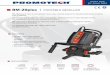 BM-20plus PORTABLE BEVELLER - PROMOTECH · BM-20plus PORTABLE BEVELLER BM-20plus is an easy-to-use, portable heavy-duty machine designed for beveling steel plates and pipes prior