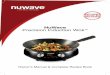 NuWave Precision Induction Wokovens or on gas, electric, and even induction cooktops. For more about our innovative products, visit: . NuWave Nutri-Master ® Slow Juicer The Nutri-Master,