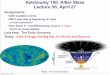 Astronomy 150: Killer Skies Lecture 36, April 27courses.atlas.illinois.edu/spring2012/ASTR/ASTR150/... · 2012-04-27 · Astronomy 150: Killer Skies Lecture 36, April 27 Assignments: