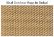 Sisal Outdoor Rugs Dubai