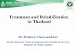 Treatment and Rehabilitation in Thailand€¦ · addiction treatment and rehabilitation for medical staffs or paramedical in both public and private hospitals and drug addiction centers