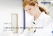 Engineering the Medicines of Tomorrow · 2017-01-17 · This presentation includes forward-looking statements. Actual results could differ materially from those included in the forward-looking
