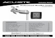 Professional Weather Center - AcuRite · 2019-07-18 · 3 Features & Benefits 7 2 1 9 8 10 5 6 11 3 4 5-IN-1 SENSOR 1. Rainfall Collector Funnel 2. Solar Cell Panel Converts sunlight
