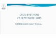 COMMISSION HAUT NIVEAU - CROS BRETAGNEsport-bretagne.fr/wp-content/uploads/2015/09/Diaporama-HN-23-09-2015.pdfCatégorie Avril2013 Novembre 2014 Elite 37 35 Source : Panorama statistiques