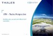 UTM – Thales Perspective · Enabling safe, secured and efficient UAV operations . OPEN Background . COMMERCIAL IN CONFIDENCE This document may not be reproduced, modified, adapted,
