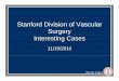 Stanford Division of VascularStanford Division of Vascular Surgery … · 2018-12-14 · – Large population based studies analyzing 28,123 admissions for rAAA in 2001rAAA in 2001-2004