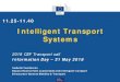 Intelligent Transport Systems - European Commissionec.europa.eu/inea/sites/inea/files/10_its_vandoorne_isabelle_web.pdf · Intelligent Transport Systems 2018 CEF Transport call Information