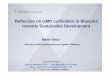 Reflection on GMO cultivation in Slovenia towards ... · Reflection on GMO cultivation (2) MAFF. REPUBLIC OF SLOVENIA MINISTRY OF THE ENVIRONMENT AND SPATIAL PLANNING 65CU – registered