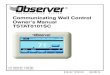 COMMUNICATING SYSTEM Communicating Wall Control Owner’s ...€¦ · Determine Your Comfort Schedule Before you program your Observer Control, take a moment to plan your comfort