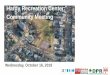 Hardy Recreation Center: Community Meeting...Oct 16, 2019  · Project Process and Timeline 4. Plans: Existing, Proposed, Playgrounds & Amenities 5. Community Feedback ... GARDEN BIOSWALE