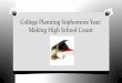 College Planning Sophomore Year: Making High School Count · O Resume builder (About Me) O Let Naviance help you build a professional resume to use for your college or job applications