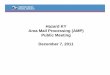 Hazard KY Area Mail Processing (AMP) Public Meeting ......Dec 07, 2011  · Support 2-3 day Service Standards Revised Entry Times Reduced Equipment Reduced Footprint BENEFITS ... Microsoft