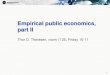 Empirical public economics, part I€¦ · –Lower VAT on some other services (hotels, transport, cinema): ... For example, square root of number of houshold members ... by Kendall's