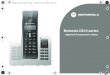 Motorola D210 series...Motorola D210 series Цифровой беспроводный телефон Allegro_CID TAD.book Page 1 Tuesday, April 1, 2008 10:05 AM