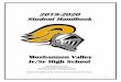 2019-2020 Student Handbook · 1 | P a g e 2019-2020 Student Handbook Moshannon Valley Jr/Sr High School MOSHANNON VALLEY JUNIOR SENIOR HIGH SCHOOL 4934 Green Acre Road, Houtzdale,