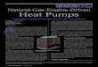 Natural-Gas-Engine-Driven Heat Pumps€¦ · Natural-gas-engine-driven heat pumps offer an economic alternative to gas boilers. While the concept of a natural-gas-engine-driven heat