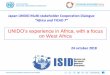 UNIDO’s experience in Africa, with a focus on West Africa · UNIDO is supporting ECOWAS through WAHO in the development of a Good Manufacturing Practices Roadmap The regional dimension: