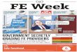 stop Advertising checking out non-levy changes ... - FE Week · this week’s top available jobs in the fe sector. to find out more information please turn to the centre of fe week