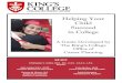 Helping Your Child Succeed in College · Helping Your Child Succeed The Parent’s Crash Course in Career Planning This brochure has been developed in response to the increasing interest