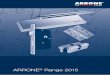 ARRONE Range 2015 · - grade 4: 25,000 test cycles, for light duty hinges on windows and doors - grade 7: 200,000 test cycles, for medium, heavy and severe duty hinges on doors only