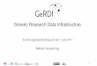 Generic Research Data Infrastructure - Uni Kieleprints.uni-kiel.de/38774/1/2017-07-07-FDM-Kolloquium.pdf · JIRA API. JIRA Storage. GeRDI’s Architectural Style. Harvest. Harvest