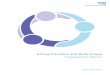 Eating Disorders and Body Image Engagement Report Eating Disorders and Body Image Engagement Report
