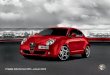 Prijslijst Alfa Romeo MiTo – januari 2012 · Vehicle Dynamic Control (VDC/ESP) in combinatie met Electronic Q2 en Alfa Romeo D.N.A. - Alfa Romeo D.N.A. niet leverbaar op 1.4 70pk