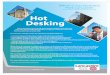Hot Desking - Lancashire · Hot If your home business needs space to grow, White Cross Business Park now has a hot desking facility to help you make the move into business premises