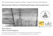 Mechanical Failure of Overhead Power line Conductors · 2018-10-04 · Mechanical failure is caused by continuous and progressive fretting fatigue of the conductor’s strands induced