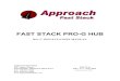 FAST STACK PRO-G HUB · Using a Phillips-head screwdriver to screw down the Fast Stack Pro-G Hub mounting ... (See the owner’s manual of the device for more details). ... CDI +R