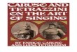 Caruso and Caruso and Tetrazzini on THE ART OF SINGING By Enrico Caruso and Luisa Tetrazzini Metropolitan