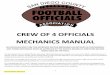 San Diego County Football Officials Association - CREW OF ......1 LAST REVISION: MAY 2014 The San Diego County Football Officials Association (SDCFOA) Mechanics are based on a Crew