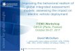 Improving the behavioral realism of global integrated assessment … · 2018-01-24 · Improving the behavioral realism of global integrated assessment models: assessing the impact