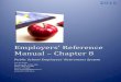 Employers’ Reference Manual – Chapter 8 · 2017-01-20 · Employers’ Reference Manual – Chapter 8 Revised: 4/15/2016 5 o Extracurricular Position exception for a retiree (See