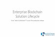 Enterprise Blockchain Solution Lifecycle · Phase 3 –PoC Construction •Phase 3 Objectives should include: •Solution Design Documentation •Proposed outline on next slide…