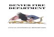 DENVER FIRE DEPARTMENT · type , 0.1%. other calls , 1.6%. graph a: denver fire incident reporting system department activity. january 1, 2015 - december 31, 2018. 2. denver fire