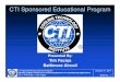 CTI Sponsored Educational ProgramCTI Sponsored Educational Program Benefits of Water Cooled vs Air Cooled Equipment in Air Conditioning Applications 2011 AHR Expo – Las Vegas January